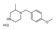 1-(4-Methoxy-benzyl)-2-Methyl-piperazine hydrochloride Structure