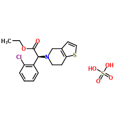 乙基-S-(+)-氯吡格雷硫酸盐结构式