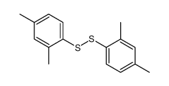 1, 2-双(2, 4-二甲基苯基)二硫烷结构式