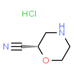 (S)-吗啉-2-甲腈盐酸盐结构式