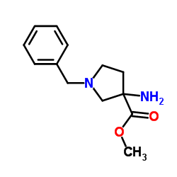 3-氨基-1-苄基-吡咯烷-3-羧酸甲酯图片