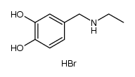 4-[(乙氨基)甲基]邻苯二酚氢溴酸盐结构式