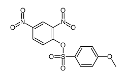 (2,4-dinitrophenyl) 4-methoxybenzenesulfonate结构式
