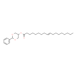 9-Octadecenoic acid 2-phenyl-1,3-dioxan-5-yl ester Structure