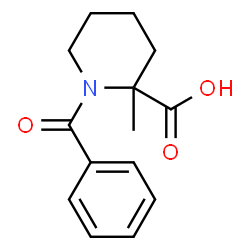 2-Piperidinecarboxylic acid,1-benzoyl-2-methyl- Structure