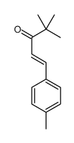 4,4-dimethyl-1-(4-methylphenyl)pent-1-en-3-one结构式