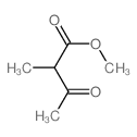 2-甲基-3-氧代丁酸甲酯结构式