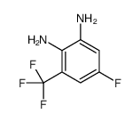 5-氟-3-(三氟甲基)苯-1,2-二胺结构式