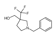 (1-苄基-3-三氟甲基-3-吡咯烷)-甲醇结构式