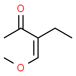 2-Pentanone, 3-(methoxymethylene)- (9CI)结构式
