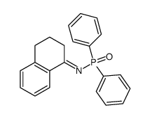 N-[(1E)-3,4-dihydronaphthalen-1(2H)-ylidene]-P,P-diphenylphosphinic amide结构式