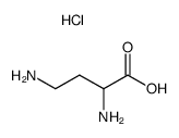 2,4-二氨基丁酸盐酸盐结构式