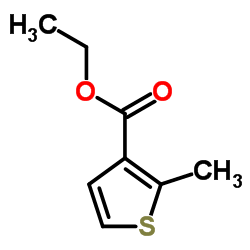 Ethyl 2-methylthiophene-3-carboxylate Structure