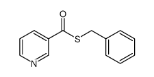 S-benzyl pyridine-3-carbothioate Structure