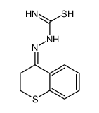 [(Z)-2,3-dihydrothiochromen-4-ylideneamino]thiourea结构式