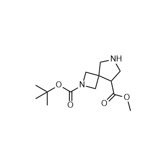 2-叔丁基8-甲基2,6-二氮螺环[3.4]辛烷-2,8-二甲酸酯结构式