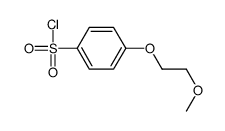 4-(2-methoxyethoxy)benzenesulfonyl chloride Structure