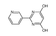 6-HYDROXY-2-(3-PYRIDINYL)-4(3H)-PYRIMIDINONE结构式