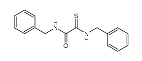 N,N'-dibenzyl-thiooxalamide Structure