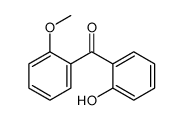 (2-hydroxyphenyl)-(2-methoxyphenyl)methanone结构式