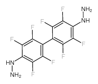 Hydrazine,1,1'-(2,2',3,3',5,5',6,6'-octafluoro[1,1'-biphenyl]-4,4'-diyl)bis- Structure