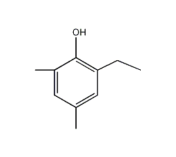 2,4-二甲基-6-乙基苯酚结构式