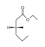 (R)-3-methyl-hexanoic acid ethyl ester Structure