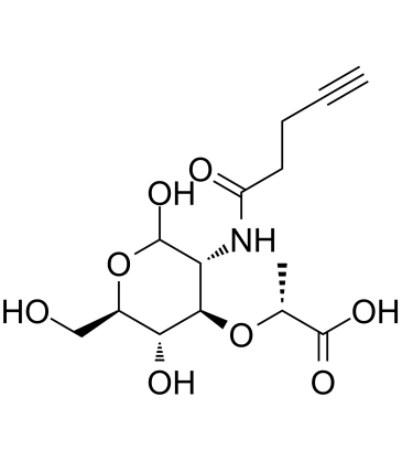 N-Acetylmuramic acid-alkyne Structure