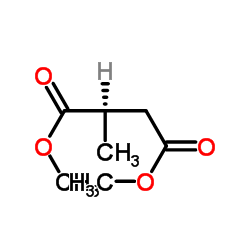 (R)-(-)-2-甲基琥珀酸甲酯结构式