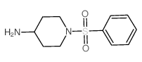 1-(苯基磺酰基)哌啶-4-胺结构式