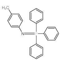 Benzenamine,4-methyl-N-(triphenylphosphoranylidene)- Structure