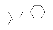 (2-cyclohexyl-ethyl)-dimethyl-amine结构式