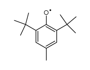 4-methyl-2,6-di-tert-butyl-phenoxide radical结构式