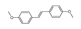 1,2-di(p-methoxyphenyl)ethylene Structure