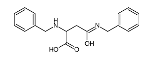 2,4-bis(benzylamino)-4-oxobutanoic acid Structure
