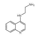 4-(2-氨基乙基)氨基喹啉结构式