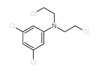 3,5-dichloro-N,N-bis(2-chloroethyl)aniline Structure
