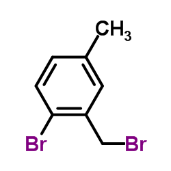 1-溴-2-(溴甲基)-4-甲基苯结构式