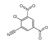 2-chloro-3,5-dinitrobenzonitrile Structure