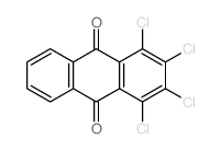 9,10-Anthracenedione,1,2,3,4-tetrachloro- Structure