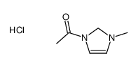 1-(3-methyl-1,2-dihydroimidazol-1-ium-1-yl)ethanone,chloride Structure