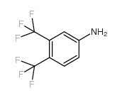 3,4-双(三氟甲基)苯胺结构式