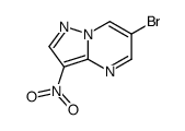 6-溴-3-硝基吡唑并[1,5-a]嘧啶结构式