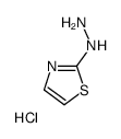 2-肼噻唑盐酸盐结构式