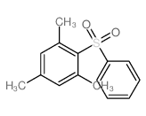 Benzene,1,3,5-trimethyl-2-(phenylsulfonyl)-结构式