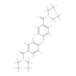 4,4'-氧基双(N,N-二乙基苯甲酰胺)结构式