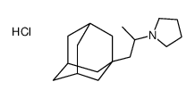 1-[1-(1-adamantyl)propan-2-yl]pyrrolidine,hydrochloride结构式
