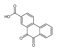 9,10-Dioxo-9,10-dihydrophenanthrene-2-carboxylic acid结构式