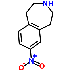 7-硝基-2,3,4,5-四氢-1H-苯并[d]氮杂卓结构式
