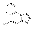 [1,2,4]Triazolo[4,3-a]quinoline, 5-methyl- Structure